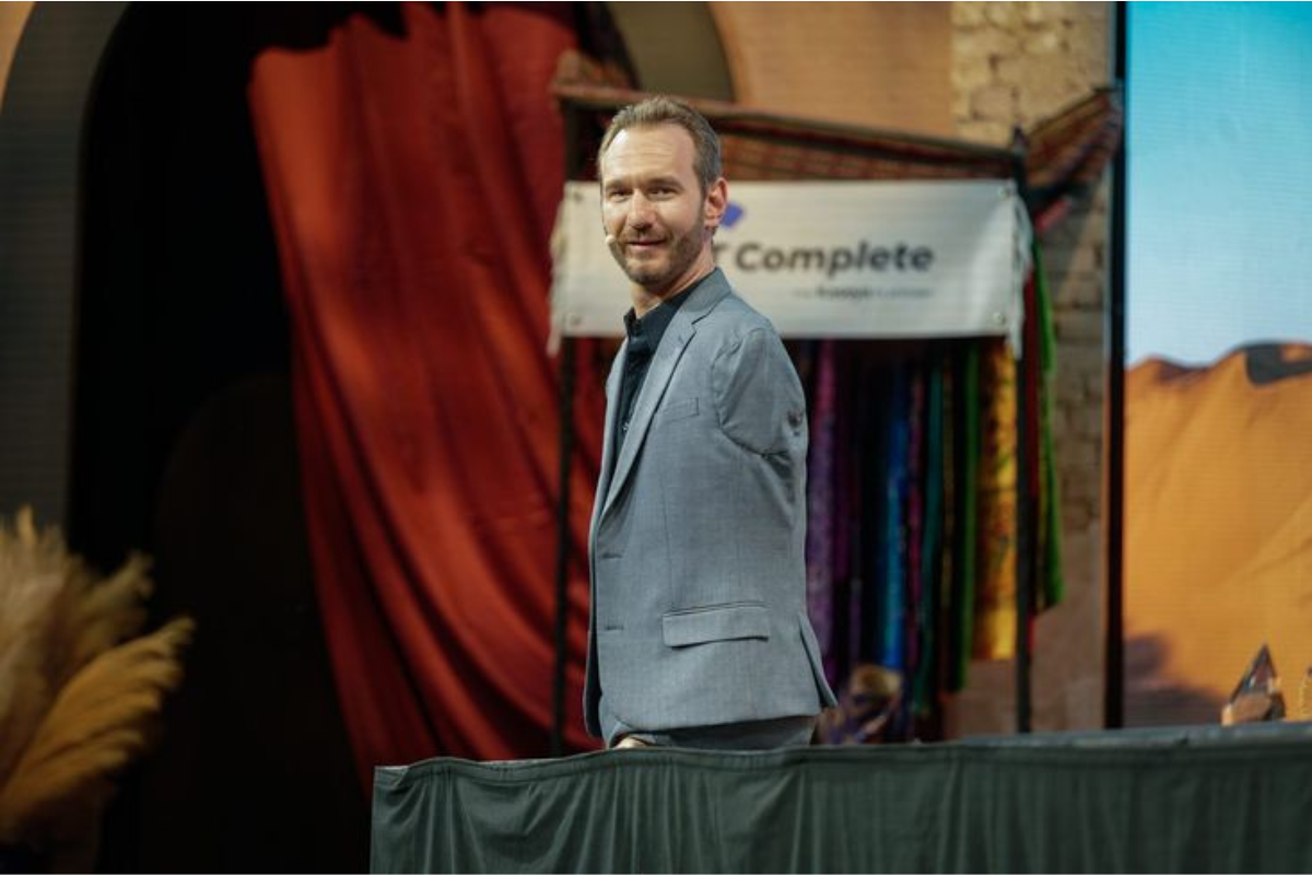 An image of Nick Vujicic.