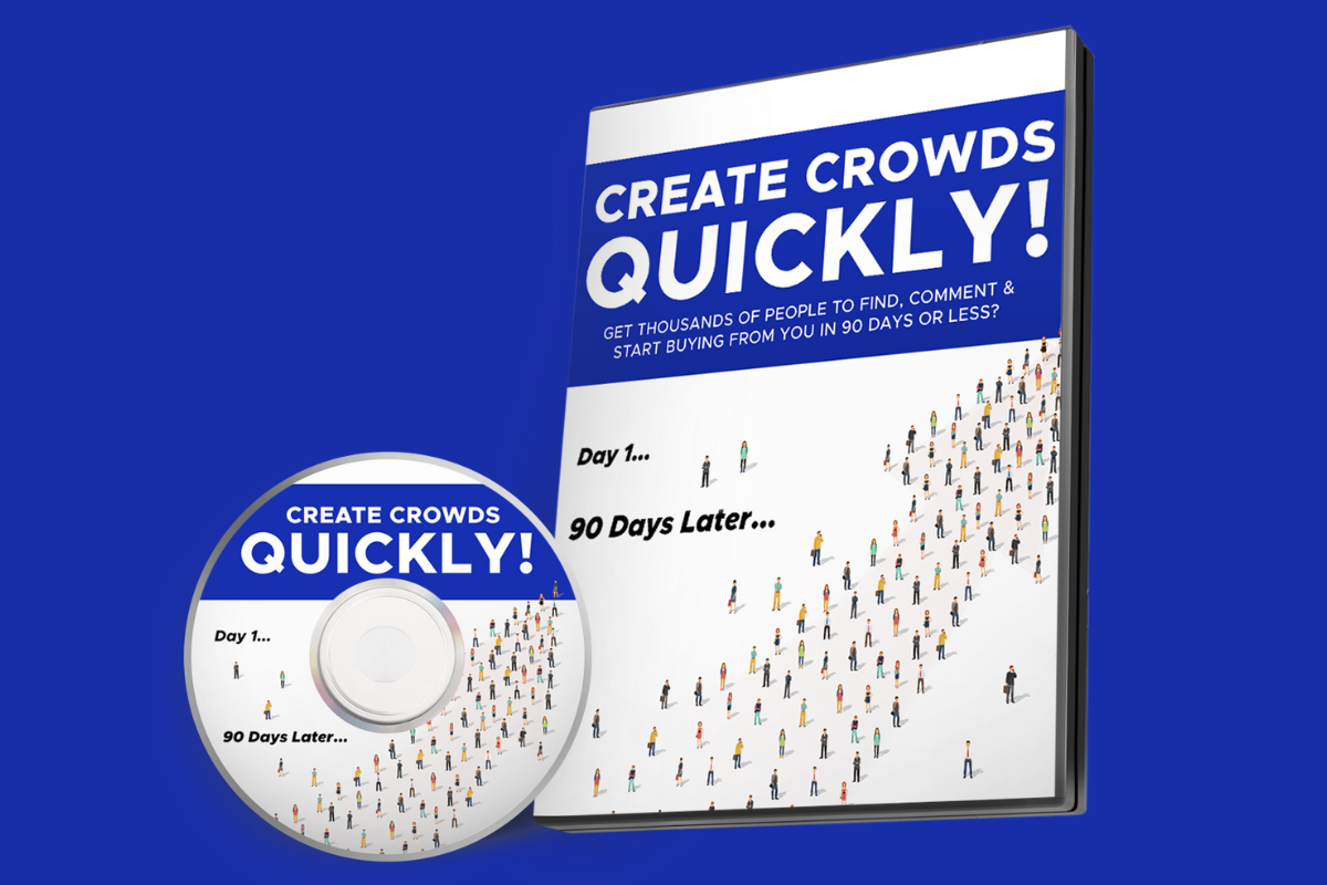 A DVD image of Create Crowds Quickly.