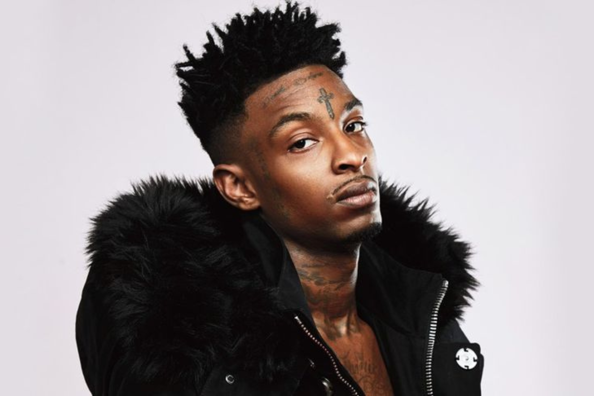 An image of the rapper 21 Savage.